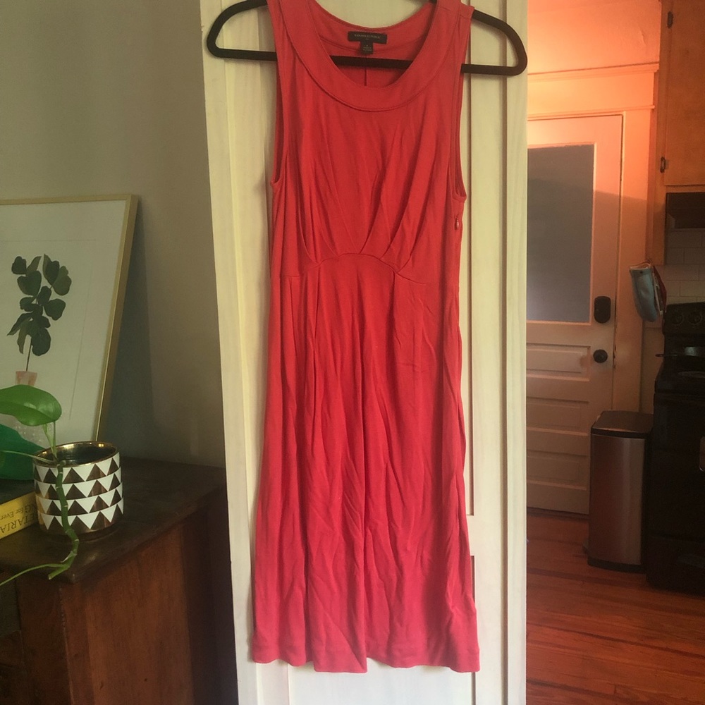 Banana Republic Sleeveless Orange Dress